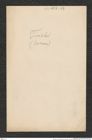 Nachlass Franz Steindachner, historischer Umschlag, Korrespondenz Otto Finsch, Inv.Nr. 129.03, Seite 1